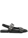 Gisel Moire Saturno Ballet Flats