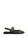 Gisel Moire Saturno Ballet Flats