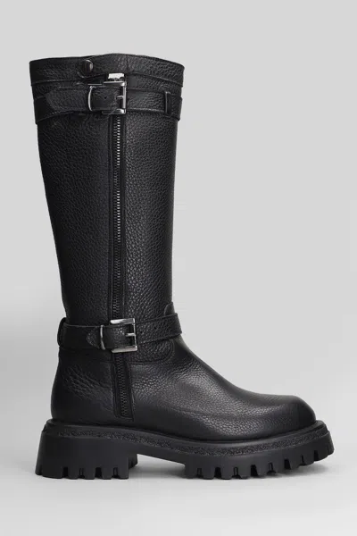 GISEL MOIRE GISEL MOIRE VARSAVIA LOW HEELS BOOTS