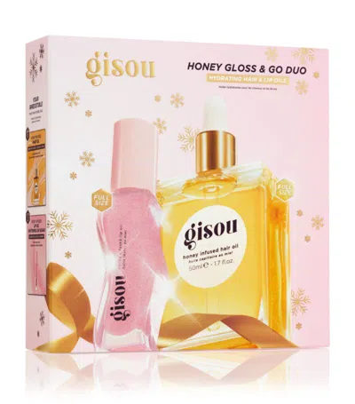 Gisou Honey Gloss & Go Duo Gift Set In Sugar