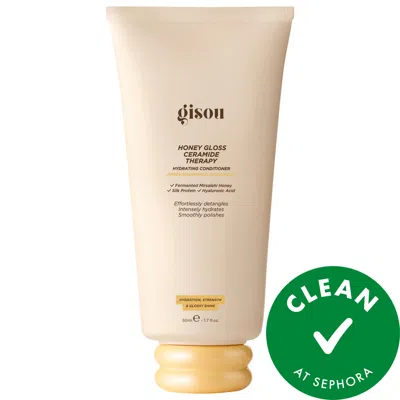 Gisou Mini Honey Gloss Ceramide Therapy Hydrating Conditioner 1.69 Oz/50 ml