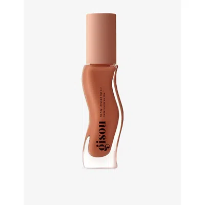 Gisou Honey Infused Lip Oil Sticky Toffee 8ml-no Colour In Brown