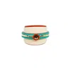 Gissa Bicalho Women's Acrylic Handmade Bracelet Empire Cinnamon In Green