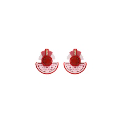 Gissa Bicalho Women's Acrylic Handmade Earring Jaci Pink