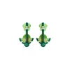 Gissa Bicalho Women's Acrylic Handmade Earring Long Buriti Green In Green