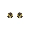 Gissa Bicalho Women's Acrylic Handmade Earring P Empire Gold In Gold