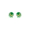 Gissa Bicalho Women's Acrylic Handmade Earring Sun Light Pale Green In Green