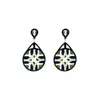 Gissa Bicalho Women's Acrylic Handmade Earring Tile / Blue