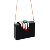 Gissa Bicalho Women's Black Bag Acrylic Handmade Hands In Black