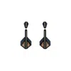 Gissa Bicalho Women's Black / Grey Earring Clef Smoked
