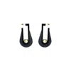 Gissa Bicalho Women's Black / Grey Earring Yoyo Smoked