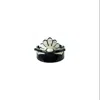 Gissa Bicalho Women's Black / Neutrals Handmade Acrylic Bracelet Daisy Nacre