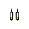 Gissa Bicalho Women's Earring Hoop Orbit Black