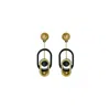 Gissa Bicalho Women's Earring Intersection Black
