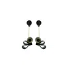 Gissa Bicalho Women's Earring Paisley Black