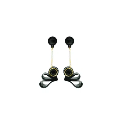 Gissa Bicalho Women's Earring Paisley Black