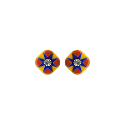 Gissa Bicalho Women's Earring Star Flower Xs Cinnamon