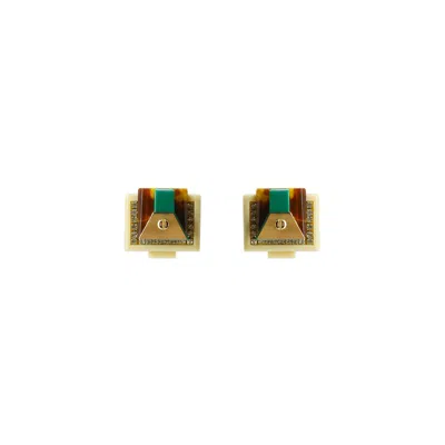 Gissa Bicalho Women's Earring Trapeze Short Green