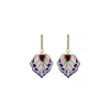 Gissa Bicalho Women's Handmade Acrylic Earring Begonia Pink In Multi
