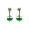 Gissa Bicalho Women's Handmade Acrylic Earring Filianto Green In Green