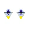 Gissa Bicalho Women's Handmade Acrylic Earring Kuntur P / Yellow