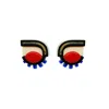 Gissa Bicalho Women's Handmade Acrylic Earring Short Eyes In Neutral