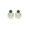 Gissa Bicalho Women's Handmade Acrylic Earring Short Tikal / Green