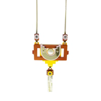 Gissa Bicalho Women's Handmade Acrylic Necklace Maya Pr - Brown