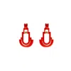 Gissa Bicalho Women's Handmade Earring Acrylic Craft Verner / Red