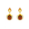 Gissa Bicalho Women's Handmade Earring Iolanda Mod Burgundy