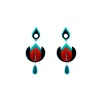 Gissa Bicalho Women's Iolanda Handmade Earring Red