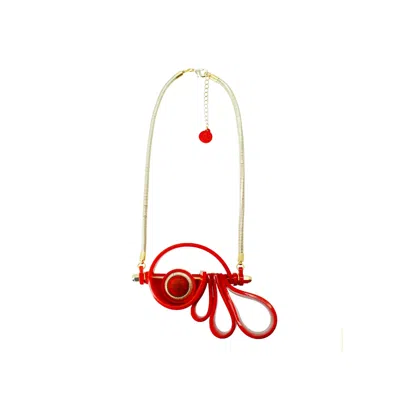 Gissa Bicalho Women's Necklace Paisley Red
