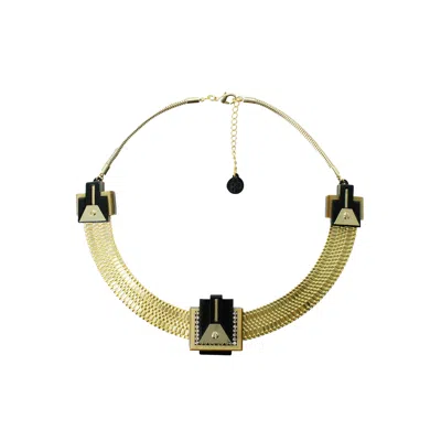 Gissa Bicalho Women's Necklace Trapezes Black