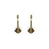 Gissa Bicalho Women's Neutrals Earring Clef Crystal