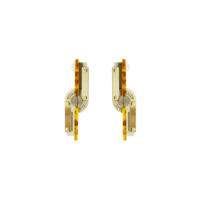 Gissa Bicalho Women's Neutrals Earring Rotates Beige