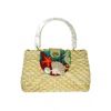 Gissa Bicalho Women's Neutrals Handmade Bag Straw Deep Sea Beige