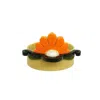 Gissa Bicalho Women's Orange Acrylic Handmade Bracelet Daisy Kahki In Orange