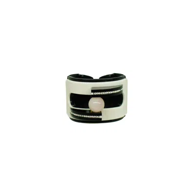 Gissa Bicalho Women's Pink / Purple / Black Handmade Acrylic Bracelet Orion Nude In Multi