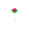 Gissa Bicalho Women's Pink / Purple Brooch Stem Pequi Flower Pink