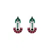 Gissa Bicalho Women's Pink / Purple Handmade Acrylic Earring Dandelion - Pink