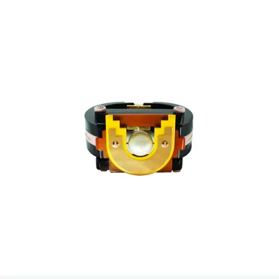 Gissa Bicalho Women's Yellow / Orange Handmade Acrylic Bracelet Maya Black Yellow