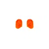 Gissa Bicalho Women's Yellow / Orange Handmade Acrylic Earring Rosebud - Yellow & Orange