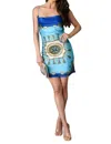 Giti Wholesale Sleeveless Mini Dress In Blue In Blue