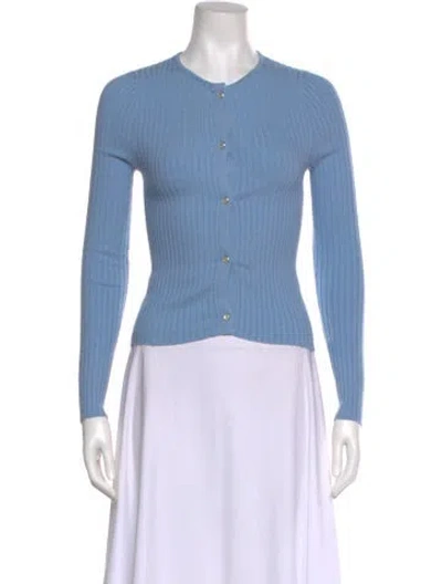 Pre-owned Giu Giu Crew Neck Sweater In Blue