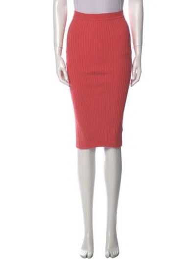 Pre-owned Giu Giu Knee-length Skirt In Pink