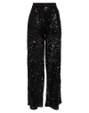 Giulia N Couture Woman Pants Black Size L Nylon In Black