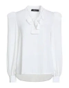 Giulia N Couture Woman Top White Size Xxs Polyamide, Elastane, Metal In White