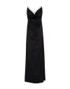 Giulia N Woman Maxi Dress Black Size L Polyester