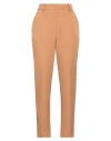 Giulia N Woman Pants Camel Size S Polyester, Elastane In Beige
