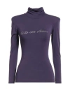 Giulia N Woman T-shirt Purple Size S Viscose, Elastane